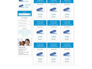 Dr Foot - Ecommerce website - Wordpress & Woocommerce based.