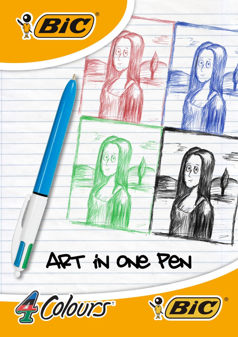 Art in one pen