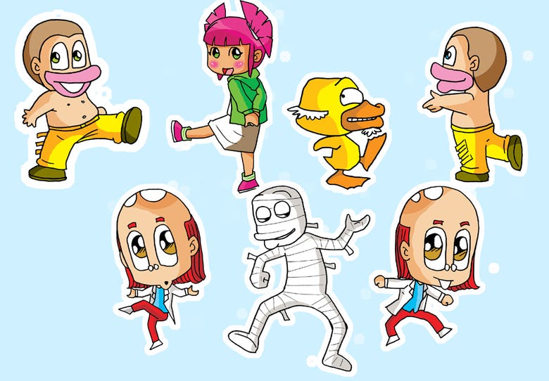 Cartoon and character development