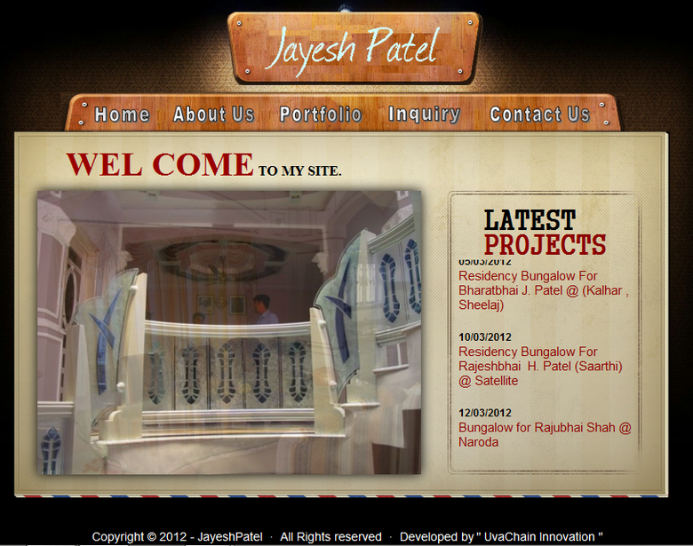 Website Development Of www.jayeshpatel.co.in