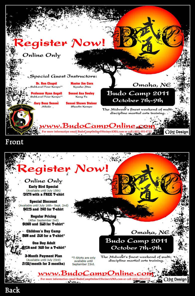 Budo Camp 2011 Poster