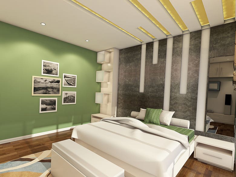 I will create 3D Model and Design in your Interior work