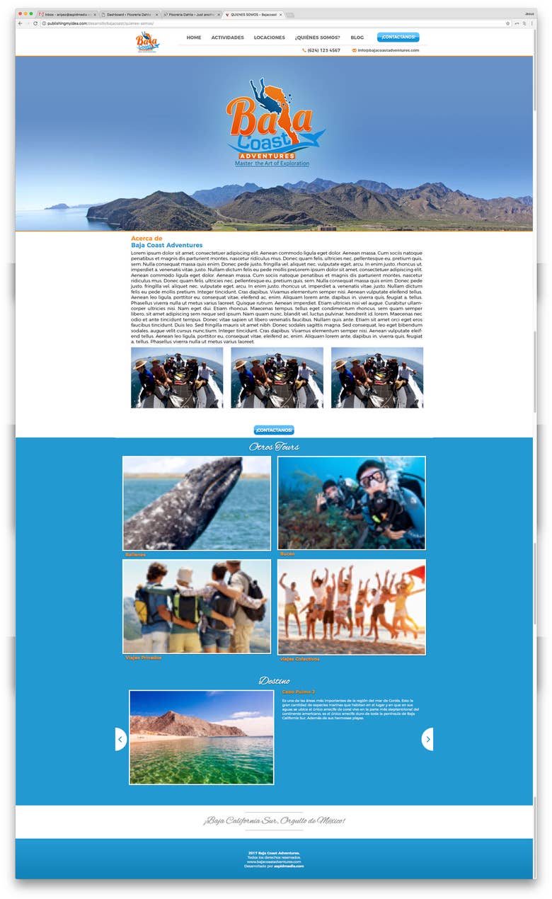 Web Site Baja Coast
