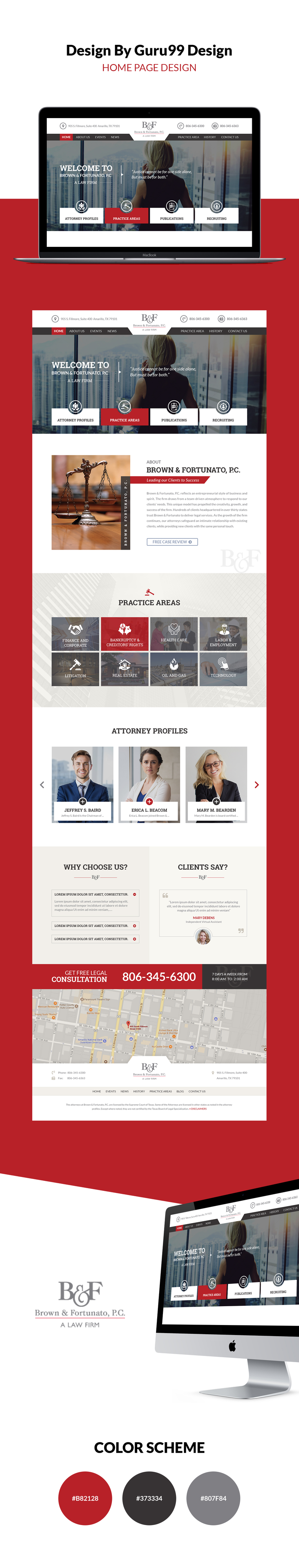 Law website design