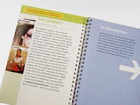 120 Page Wiro Bound Student Handbook and Diary.