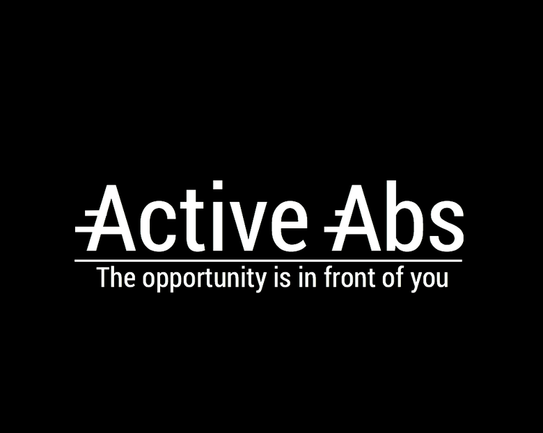 Active Abs / brochure + logo