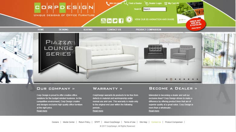 Corpdesign.com - Open Cart Website