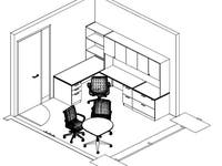 Office Interiors - Plans & 3D Renderings