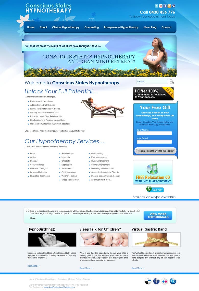 Conscious State Hypnotherapy