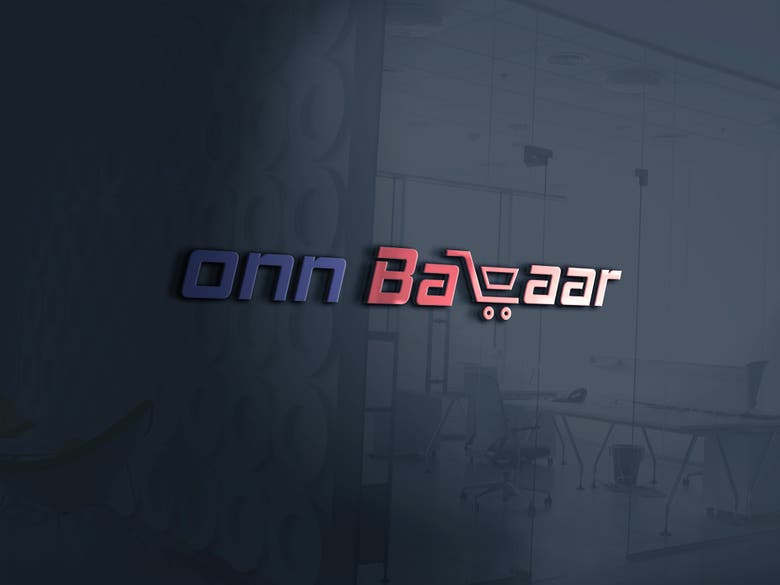 On Bazaar Ecommerce Logo Design