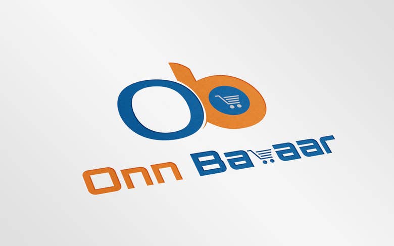 On Bazaar Ecommerce Logo Design