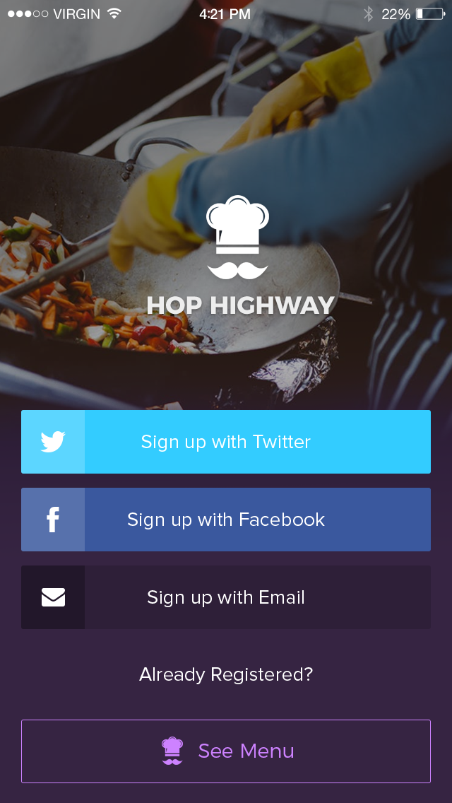 Hop Highway ( iOS Food App)