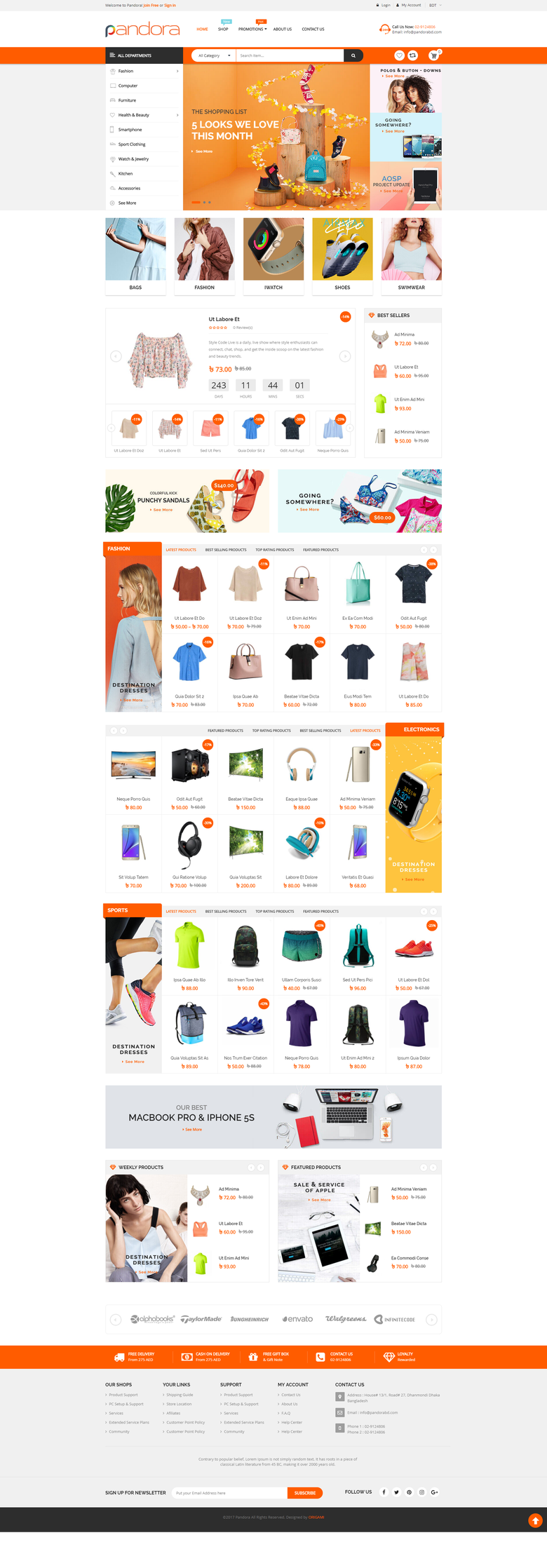 E-Commerce Site Design & Development