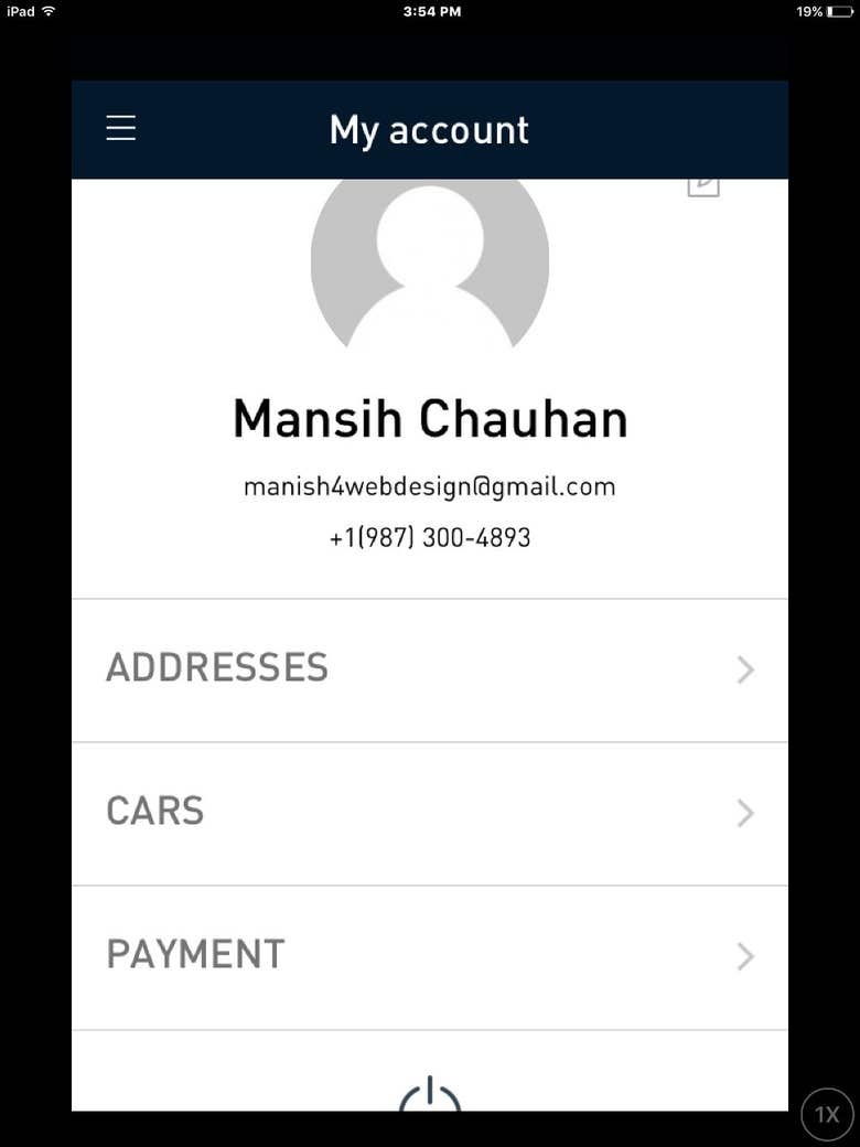 Washkr mobile app