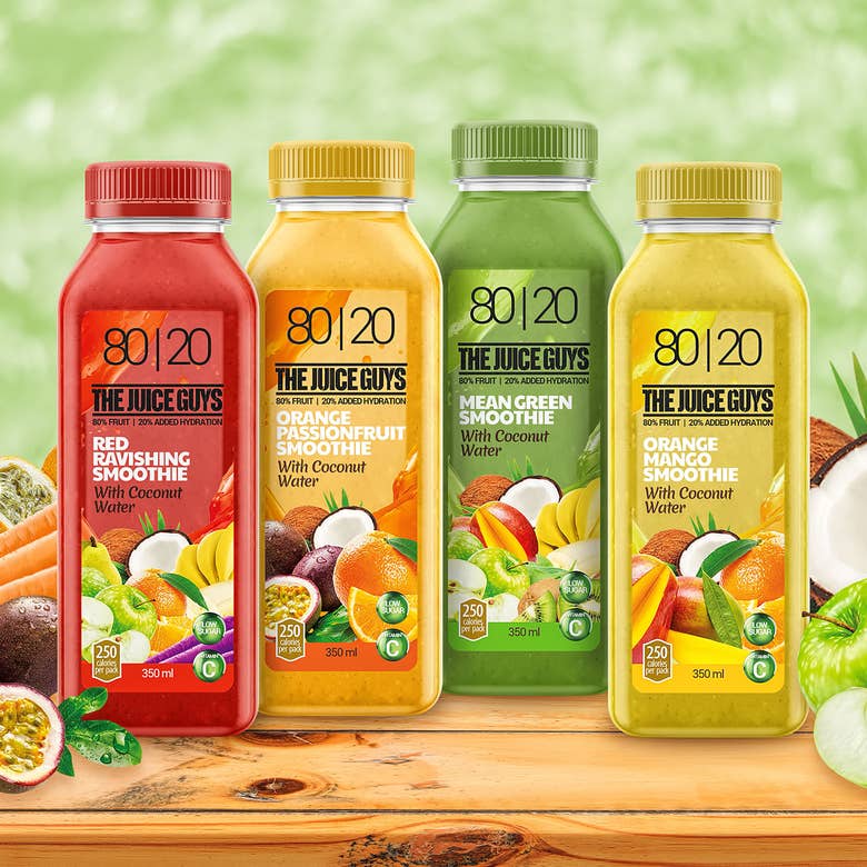 Labels design for Australian smoothies.