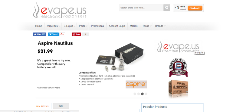 evape.us: Electronic Cigarette - Best Electronic Cigarette