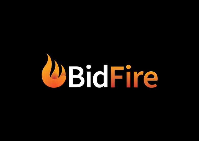 Bid Fire Logo Design
