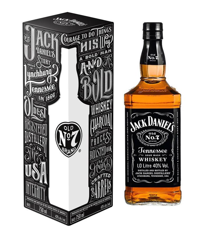Jack Daniels packaging