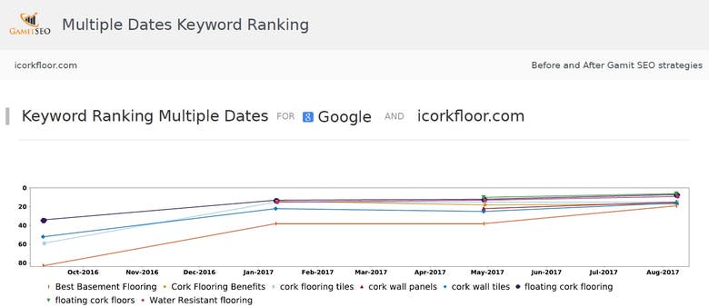 Top 1 Google USA results with our SEO strategies