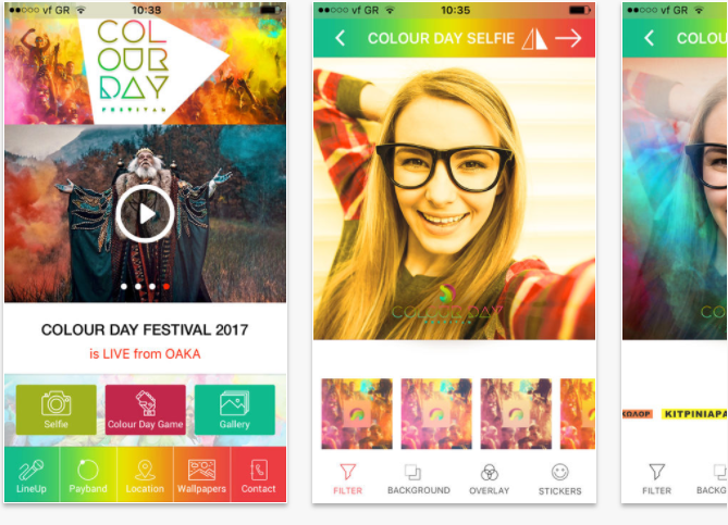 Color Day Event iOS/Android Application