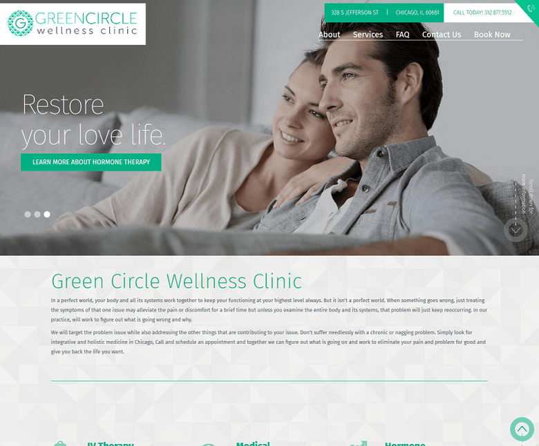 Green circle wellness