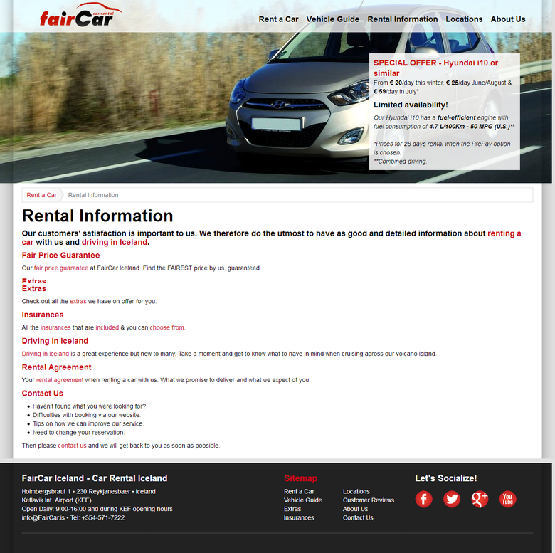 Car Rental (Fair Car)