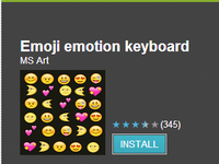 Emoji emotion keyboard