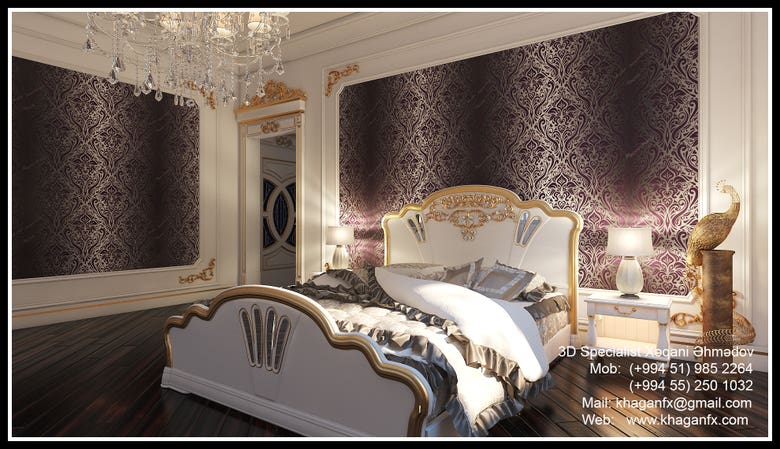 Bedroom Varobski Baku Azerbaijan