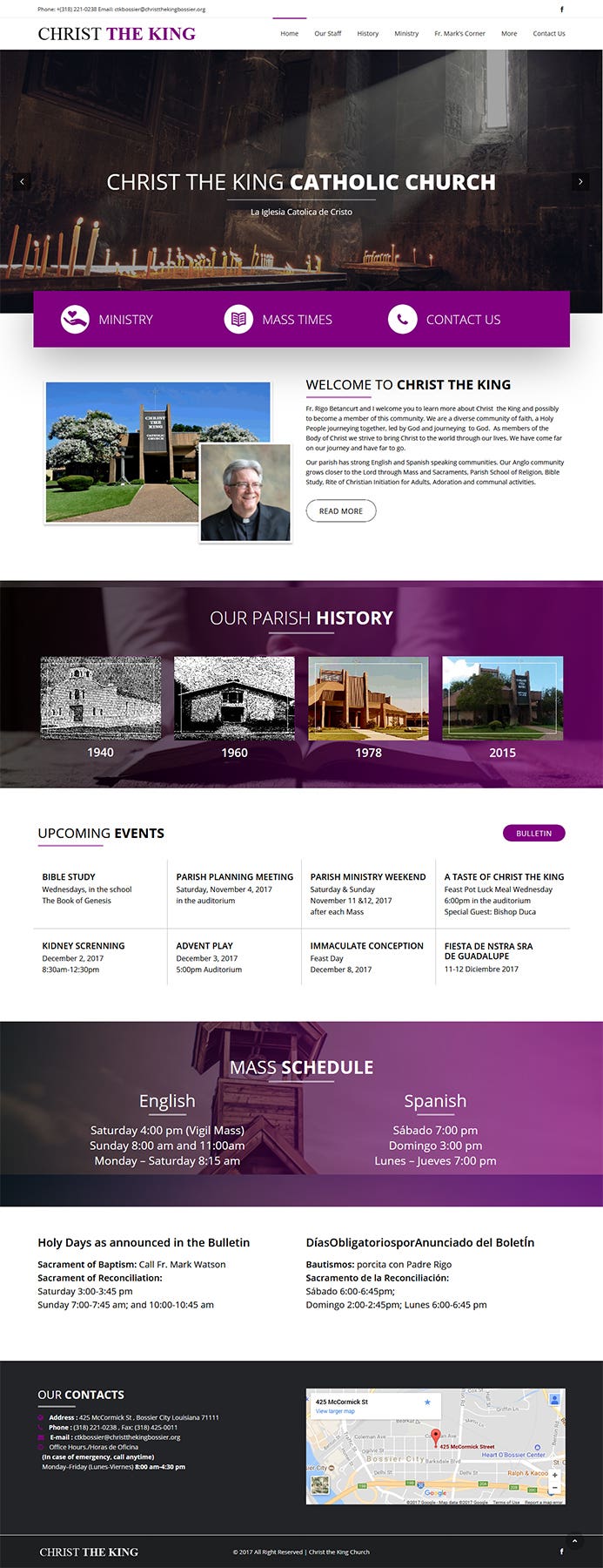 Church Website - Wordpress