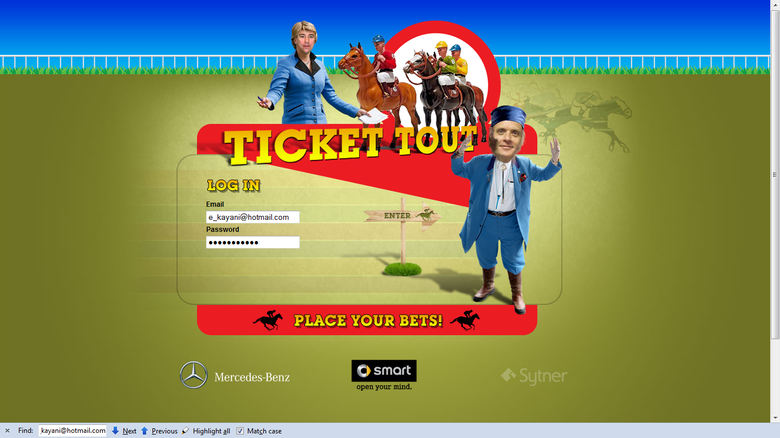 Car sales backend website with horseracing game
