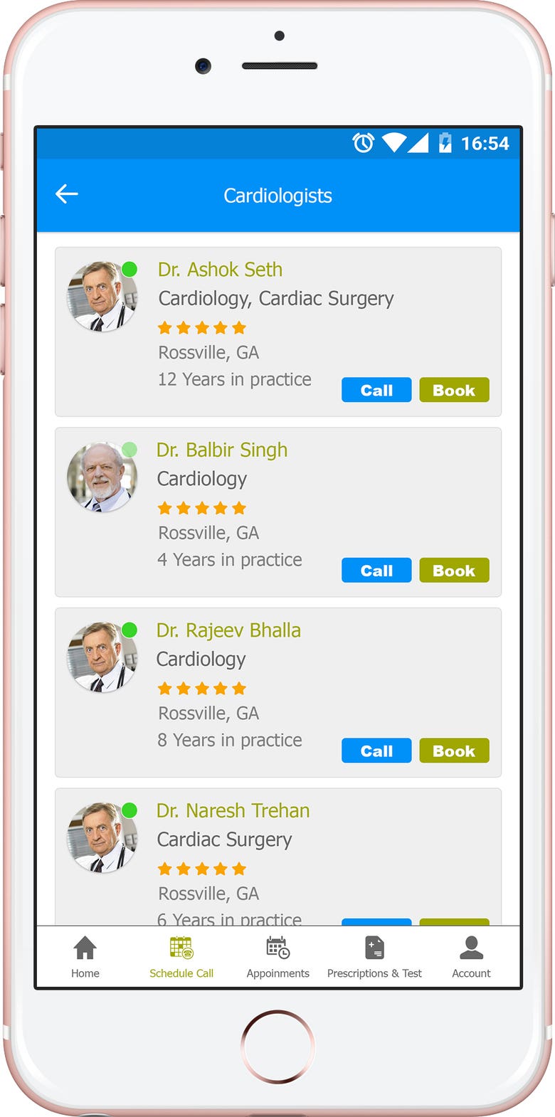 Hire Doctor Application