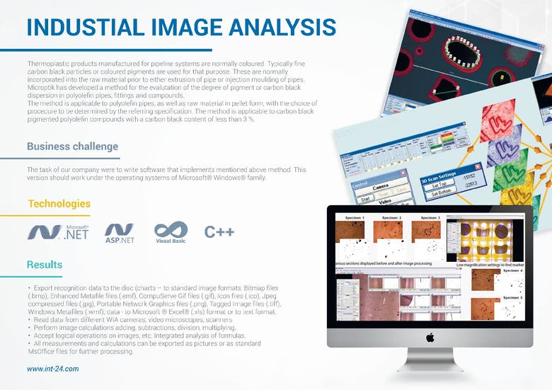 INDUSTRIAL IMAGE ANALYSIS