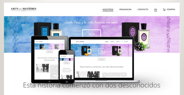 Arts et matieres / Website Design and Development