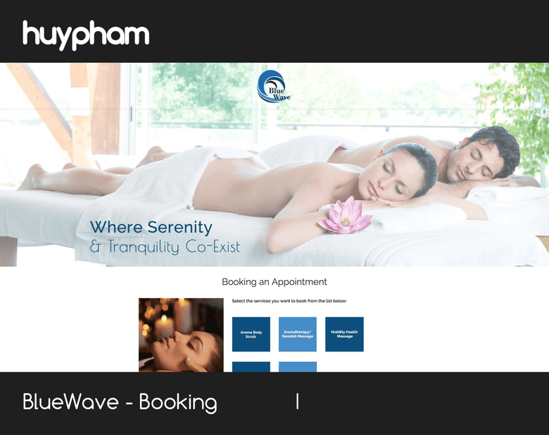 BlueWave - Booking an Appointment