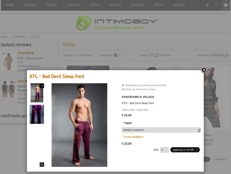 Intimoboy.com - Magento Store