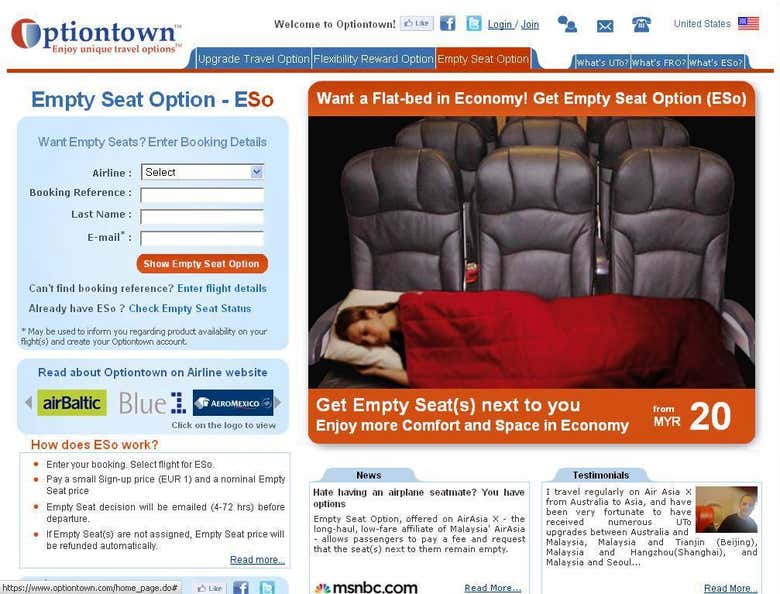 Product "Empty Seat Option (ESo)"