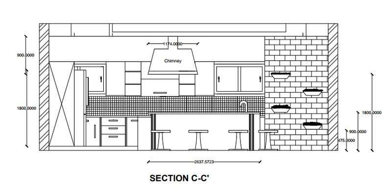 kitchen design and layout in autocad 2d | freelancer