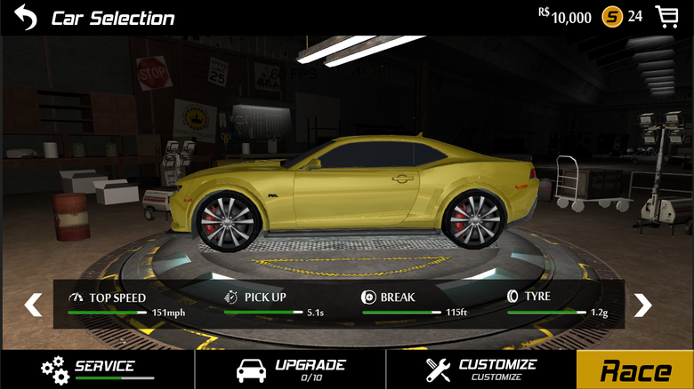 Speedster - A Car Racing Game