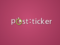 Post Ticker Social Android App
