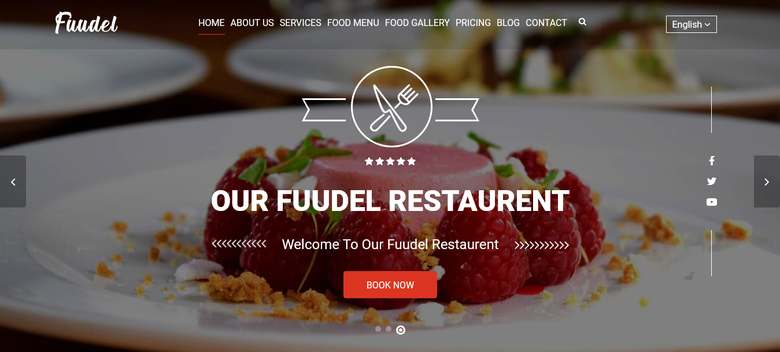 Fuddle Restaurant Website