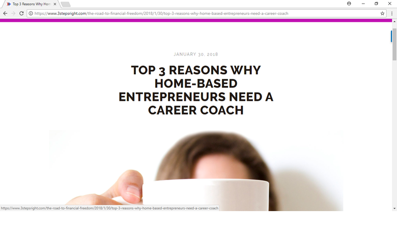 TOP 3 REASONS WHY HOME-BASED ENTREPRENEURS NEED A COACH