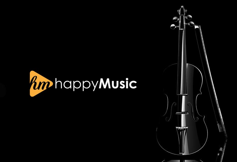 Logo Design For Happy Music