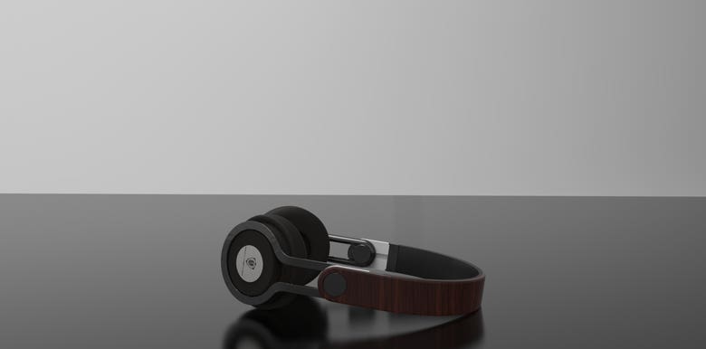 3d design of headphones