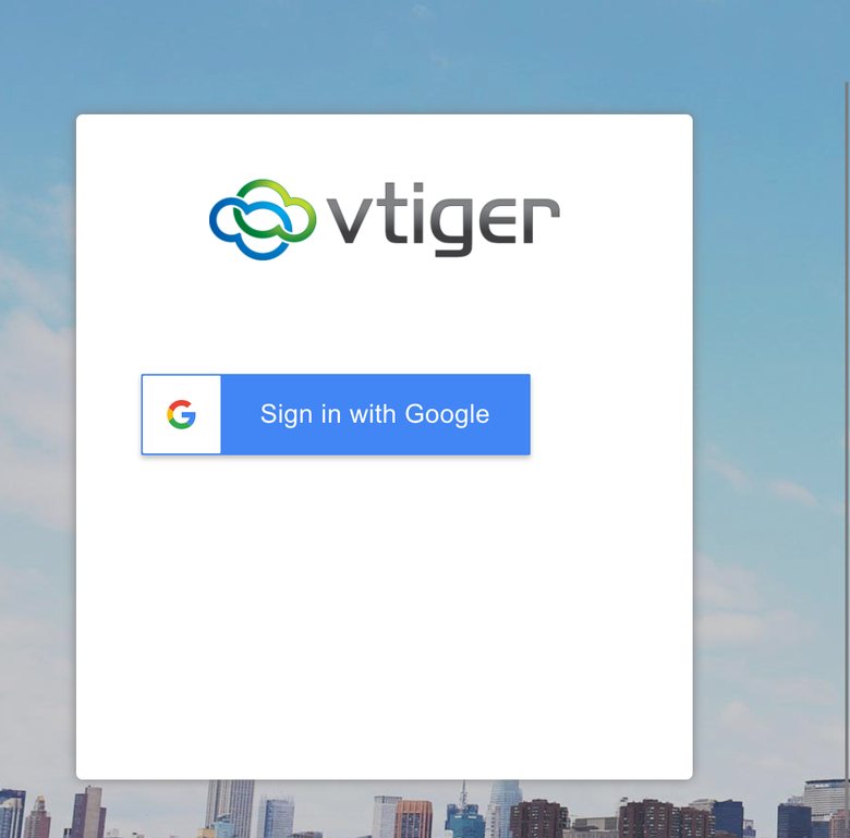 Google Authentication for VtigerCRM login - Better Security