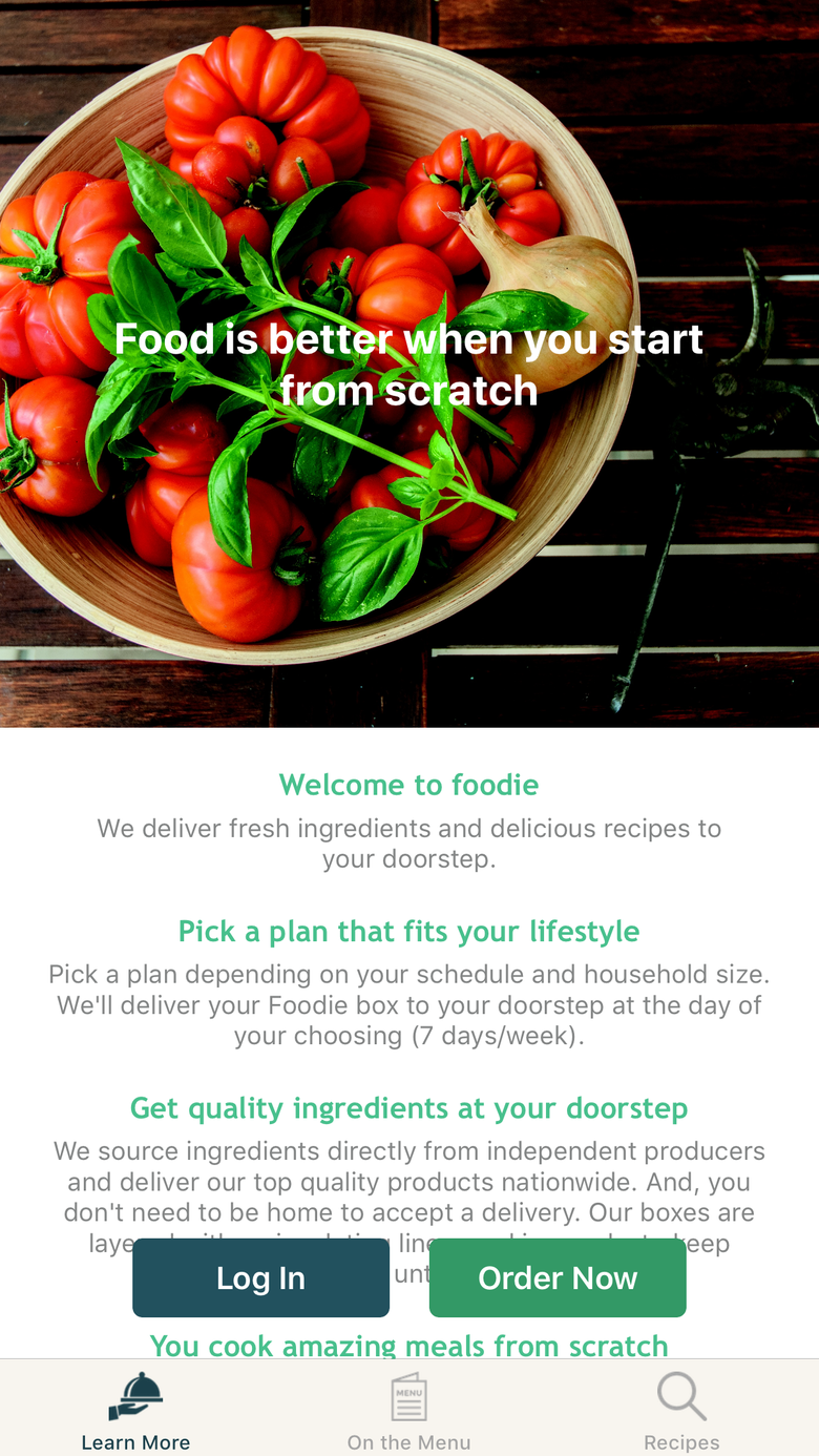Foodie - Food Delivery App