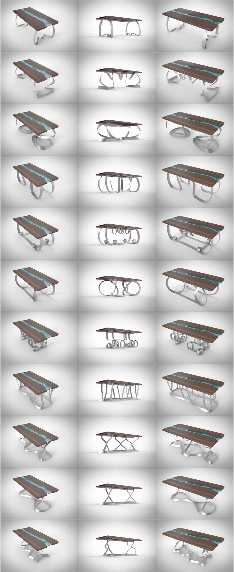 3D furniture design and rendering
