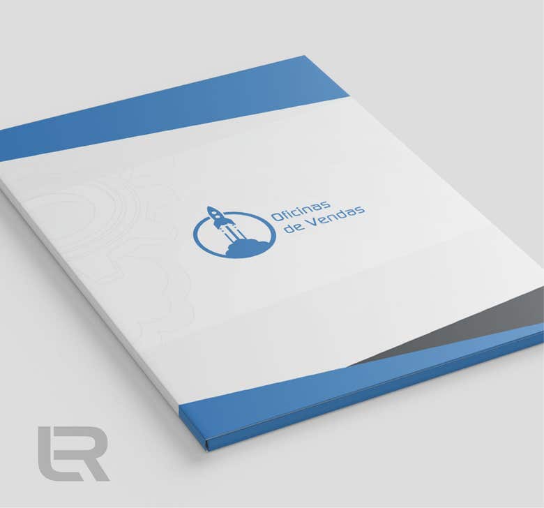 Folder design for Oficina de vendas