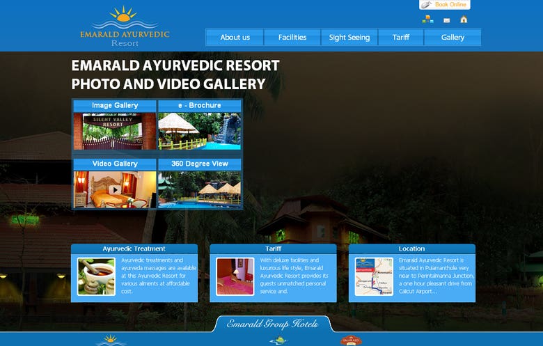 Ayurvedic Resort site