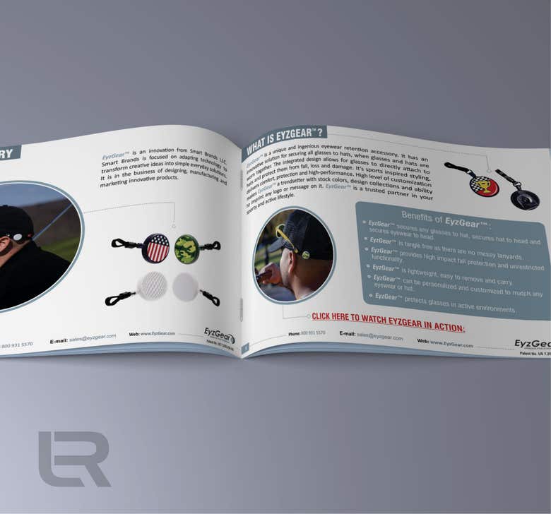 Eyzgear brochure design