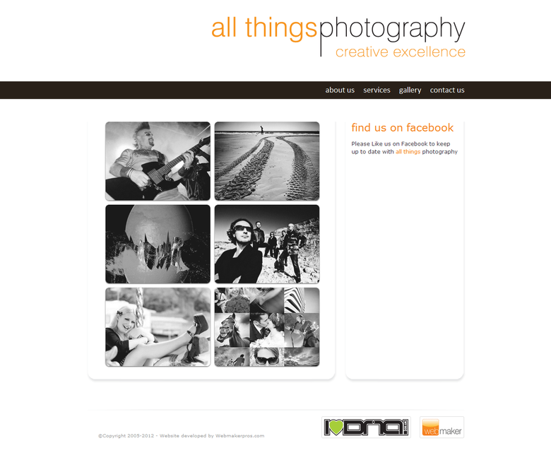 All Things Photography - Website Design and Development
